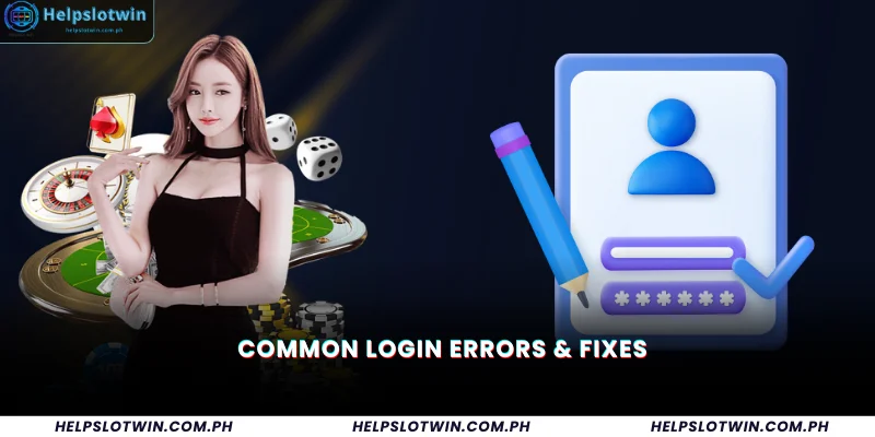 Common Login Errors & Fixes