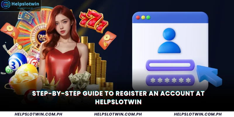 Step-by-step guide to register an account at Helpslotwin