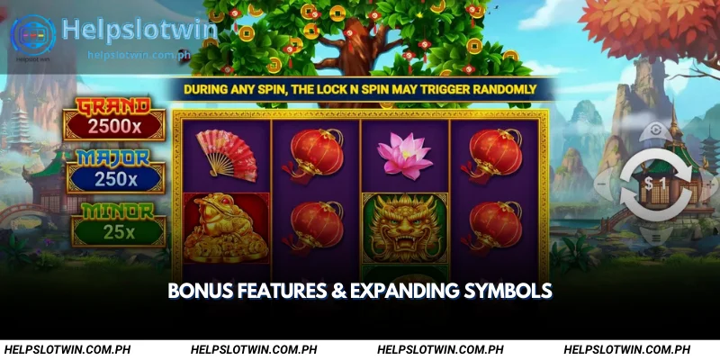 bonus features & expanding symbols