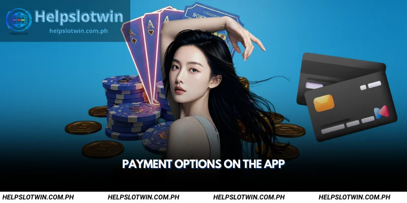 payment options on the app